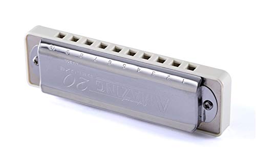 KIRANDIE 10 Trous Diatonic Blues Harmonica Incroyable 20 réglage spécial dans Un Peigne Blanc (Color : Key of F) - Les Beatles, Paul McCartney, John Lennon, RIngo Starr, George Harrison KIRANDIE 10 Trous Diatonic Blues Harmonica Incroyable 20 réglage spécial dans Un Peigne Blanc (Color : Key of F) – Image 5