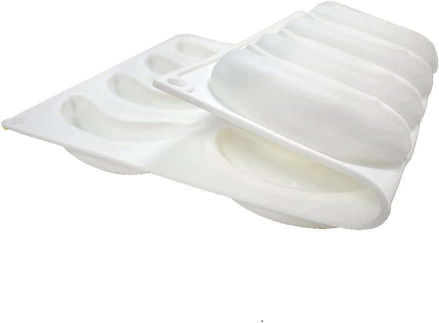 Silicone Mold Baking Pan Non-Stick Baking Pastry Chocolate Cake Dessert DIY Decoration Tools (Banana R_11.8x6.8x0.08 inch)