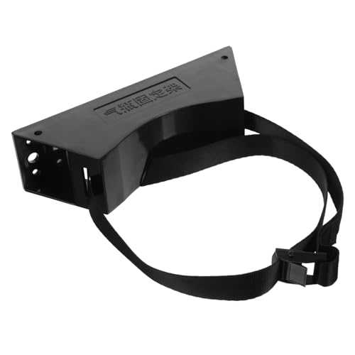 Hohopeti Gas Bottle Holder Propane Tank Bracket Wall Mount Cylinder Bracket Propane Tank Mount Wall Gas Cylinder Holder Wall Propane Tank Holder Wall Cylinder Stand Black Pp