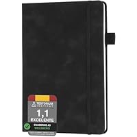 welsberg Cuaderno A5 Bloc de Notas con Líneas, Imitación de