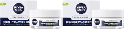 Nivea Sensitive Crème Hydratation 48h 0% Alcool Camomille Soin Visage Homme 50 Ml - vue 2