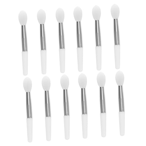 LIFKOME Lip Brush for Lipstick 12pcs Silicone Makeup Applicators Compact Easy to Carry