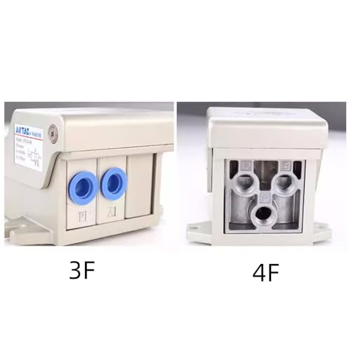 Válvula de pedal de 3/2 vias AirTac 3F210-08 1/4 PT Tipo de atuação pneumática de ar controlado por