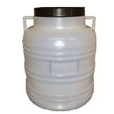 Lebensmittelecht weithalsfass 20 Liter weiss mit Schraubdeckel. Neu und Lebensmittelecht