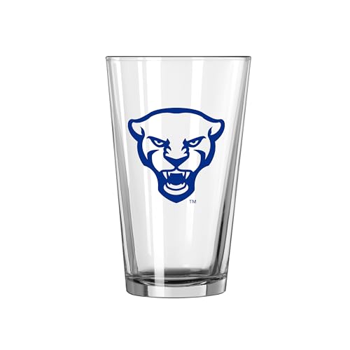 Image of Logo Brands NCAA 16 oz Pint Glass - Durable Glass With Bold Team Color- Chip-Resistant Rim Drinkware For Fans, Tailgates, Home Bars & Everyday Use