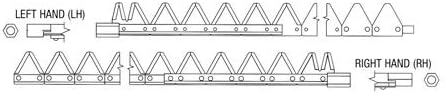 Hesston, Versatile Swather Windrower Sickle Assembly 6' LH Chrome 11ga top Serrated Bolt-On Part No: A-801-177, V94749, 07531, 700705850