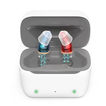 True Hearing Aids for Seniors, Rechargeable, 11 Channel Noise Cancelling, Invisible Discreet In-Ear