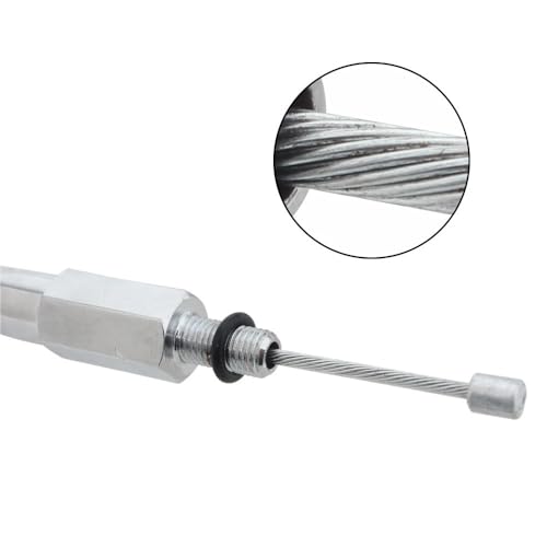 Cable de embrague plateado de acero Wolfram para Sportster 1200 4