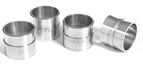 Thanksgiving Napkin Ring,Napkin Ring Set Of 4, Fall Napkin Ring,Christmas Napkin Ring,Farmhouse Napkin Ring,Fall Décor Napkin Ring,Napkin Holder,Rustic Napkin Ring, Aluminium 2" Dia Silver #TOP10