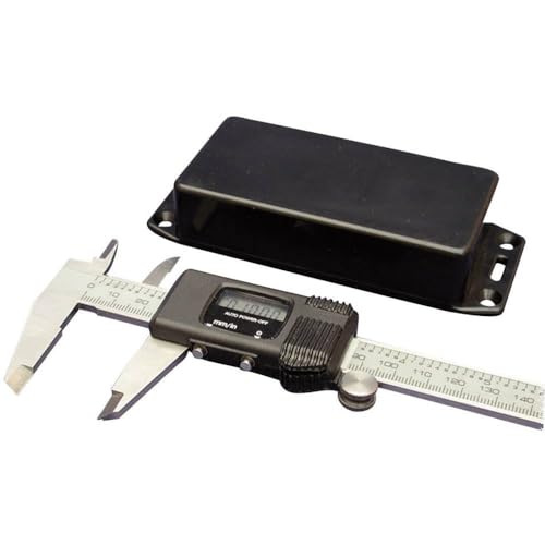 Hammond 1591BSFLBK Multipurpose GPABS Enclosure Flanged Lid 112 x 62 x 31 Black