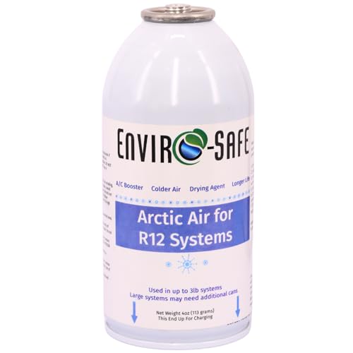 ENVIRO-SAFE Arctic Air for R12 Systems Piercing Style Top A/C Support + Moisture Remover 1 Can (Cans Only)