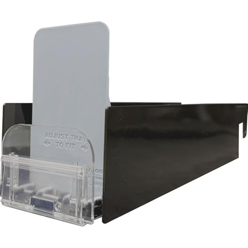 Trion WonderBar Black Metal Display Fixture Regular Expandable Wire Tray - 21