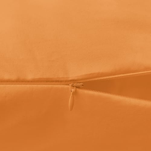Image of Elegant Comfort Luxury Ultra-Soft 1-Piece Body Pillowcase - 1500 Premium Hotel Quality Microfiber Double Brushed - Wrinkle Resistant, Body Pillowcase Size, Orange