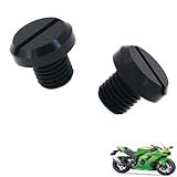 2 PCS bouchon retroviseur moto, compatible avec Kawasaki Ninja ZX 10RR,Lot de rétroviseur de moto tuning accessoires