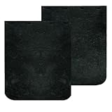 Mudflap, HD, Black, Rubber, 20x24, PK2, 2 PK