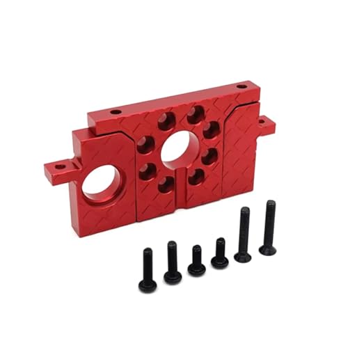 Composant de mise à niveau Hyper GO MJX 1/7 7303 7304 support moteur voiture RC métal rouge