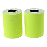 10 Rolls 5000 Pieces Double Row Colorful Label Paper Mark Sticker