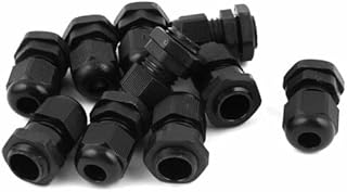 Tool parts 10 Pcs 4mm-8mm Diameter Cable Glands Plastic Fasteners Joints Connector PG9