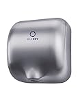 BLUEDRY ECO DRY Commercial Hand Dryer - Durable Automatic High Speed Handdrier (Brushed Stainless)