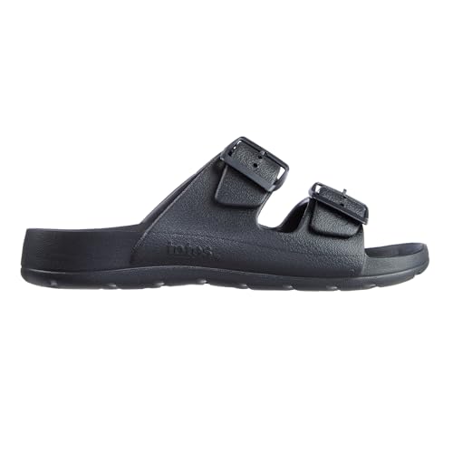 totes Women's Everywear Lightweight Waterproof Adjustable Double Buckle Slide Sandal3