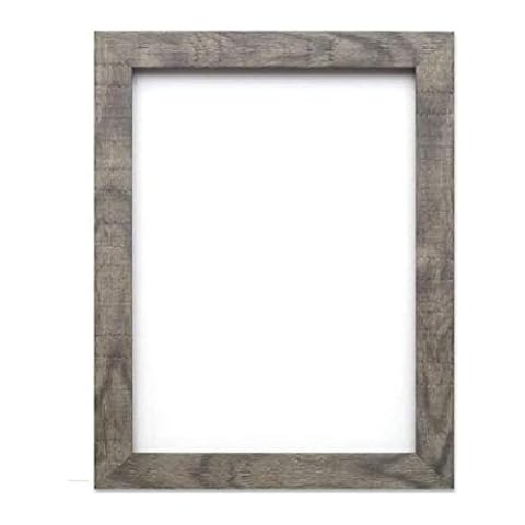 Paintings Frames Shabby Chic Rustic/Wood Grain Picture/Photo frame - With an MDF backing board - Ready to hang - With a High Clarity Styrene Shatterproof Perspex Sheet-Grey A3 Cover