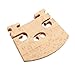 uxcell Replacement 1/4 Size Violin Parts String Centre Wooden Bridge