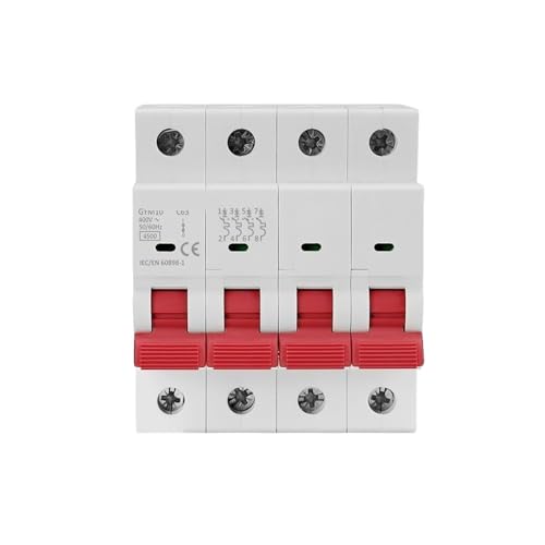Disjoncteur courbe C GYM10 triphasé 400V 4P 10A protection magnétothermique tableau électrique