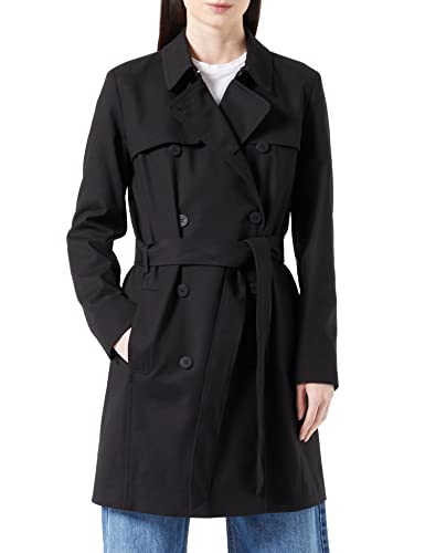HUGO Damen Makaras-2 TRENCHCOAT, Black1, 38 EU