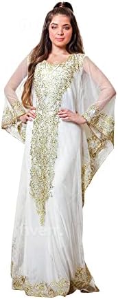 فستان Sorbet قفطان نسائي طويل تتصدر – شيفون فرشا طويل فستان زفاف سهرة رسمي