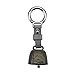 Yiju Ornament Hanging Metal with Snap Hook Noise Maker Pet Bell for Outdoor Camping Fishing Hiking Climbing, Grey