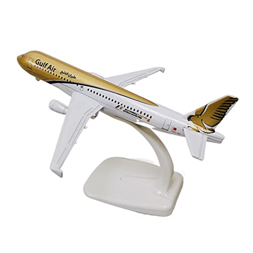 Modèle d'avion Gulf Air A320 miniature de 16 cm le cadeau idéal pour passionné d'aviation