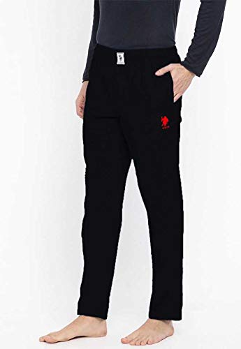 Image of U.S. POLO ASSN. Men I690 Comfort Fit Solid Cotton Casual Style Lounge Pants