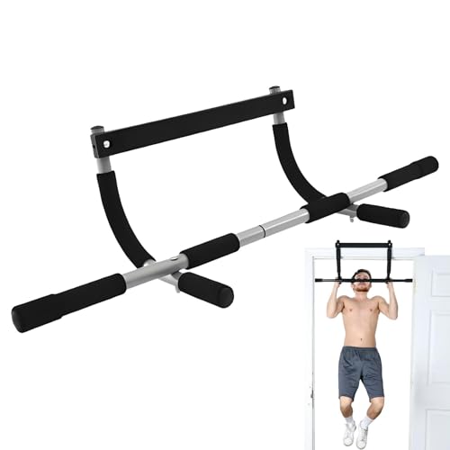 Barre De Tractions Porte Barre Traction Chin Up Bar Wall Mounted Pull Up Bar Entraîneur Multifonctionnel Adapté À Divers Exerciceseffort Aux Cadres De Porte Allant De 24 À 32 Pouces De Large