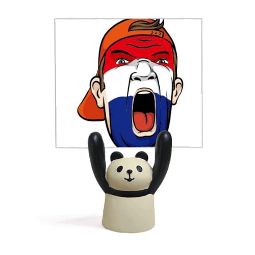 オランダの旗の顔の化粧マスクを叫んでいるキャップ 付箋棚キャラクターパンダ棚飾り