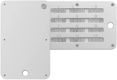 Steel Bitcoin Cold Wallet - Hardware Wallet for Crypto Seed Storage, Compatible with KeepKey, Ledger, Trezor, Coldcard - Supports up to 24 Words