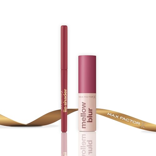 Image of Max Factor 2000 Calorie Lip Shader Berry Frame 50, and Mellow Blur Brushed Berry 50