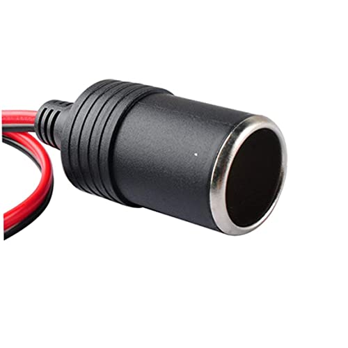 Enchufe hembra para encendedor de cigarrillos de coche Conector de enchufe para cigarros Adaptador de encendedor Cable de extensión Conector hembra para enchufe de cigarrillos de coche Enchufe para en