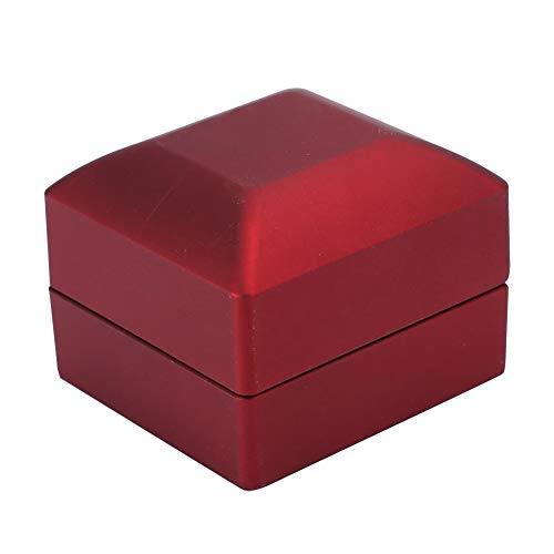 Preisvergleich Produktbild Quadratische staubdichte Ringhalterbox, Ringanzeigebox, Angebotsfotografie für Verlobungshochzeit