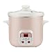 Price comparison product image Electric Stew Pot,1.8L Ceramic Liner Slow Cooker,Small Professional Kitchenware with Tempered Glass Lid and Removable Ceramic Bowl,Serves 1-2 People,160W