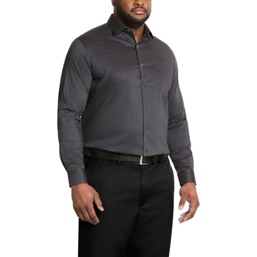 Van Heusen Men's Dress Shirt Fit Everyday Defense Stretch (Big and Tall)