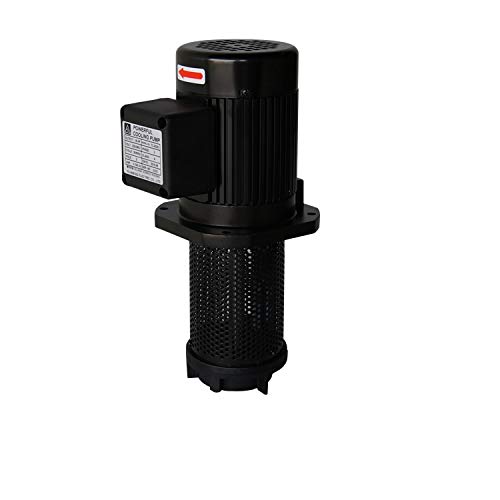 1/8 HP Lathe BandSaw Machine Tool Circulation Coolant Pump, Immersion Length 130mm (5.1"), NPT 1/2" Thread, Three 3 Phase 240/480V