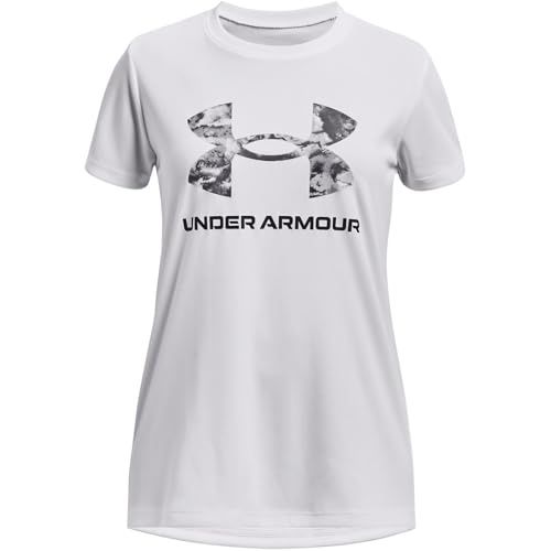 Amazon.com: Under Armour Girls Tech Print Big Logo Short