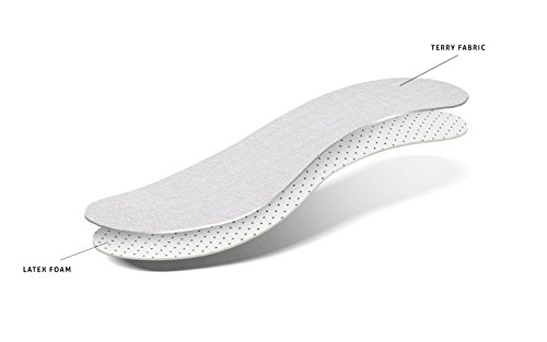 Plantillas cómodas e higiénicas de tela Terry para mujer miniatura 5