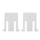 Pieds de clavier de rechange noirs, 1 paire (2 pièces), compatibles avec les claviers K270/MK270/K295/MK295. Pieds de clavier (blancs).
