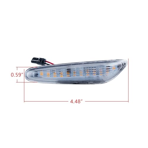 Feux latéraux Orange BMW E60 E82 E87 E93 pour Remplacer vos Clignotants Ternis - 3