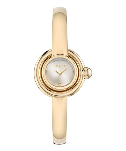 Montre bracelet doré pour femme Furla WW00071008L2 montre en acier or jaune chic