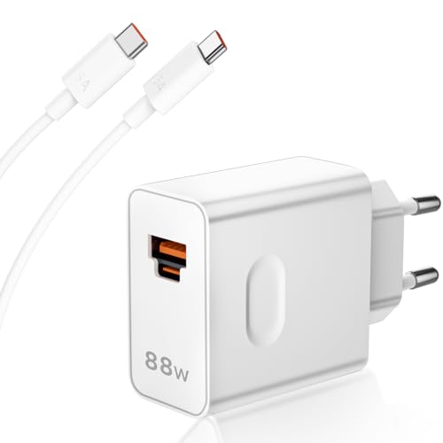 66W Caricabatterie Auto USB con Cavo USB C per Honor 400 5G, Caricatore Auto Adattatore 1Metro