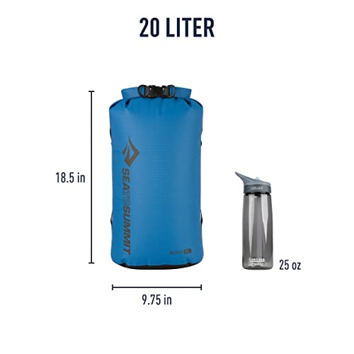 Sea To Summit Big River Dry Bag, Ultra-Durable Roll-Top Dry Storage, 20 Liter, Royal Blue #TOP6