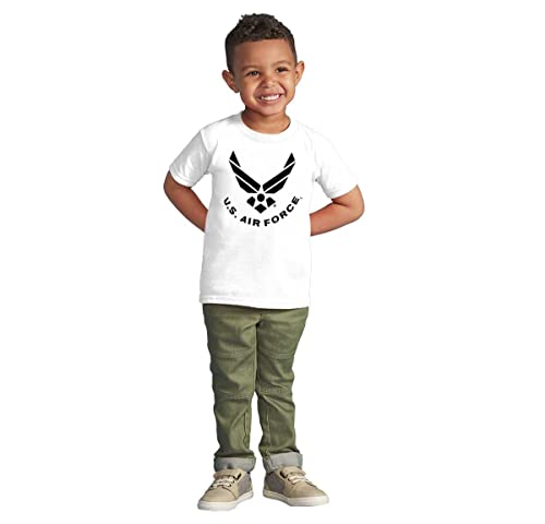 Brisco Brands US Air Force USAF Fly Fight Emblem Toddler Boy Girl T Shirt3