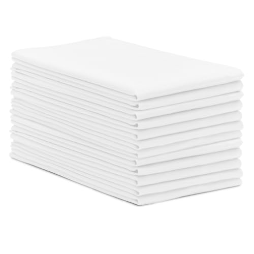 Avalon Towels Surgical Huck Towels (Pack of 12) Size 17x26 Inches 100% Cotton Cleaning Cloths Multi-Purpose Perfect for Hospitals and Home (White)